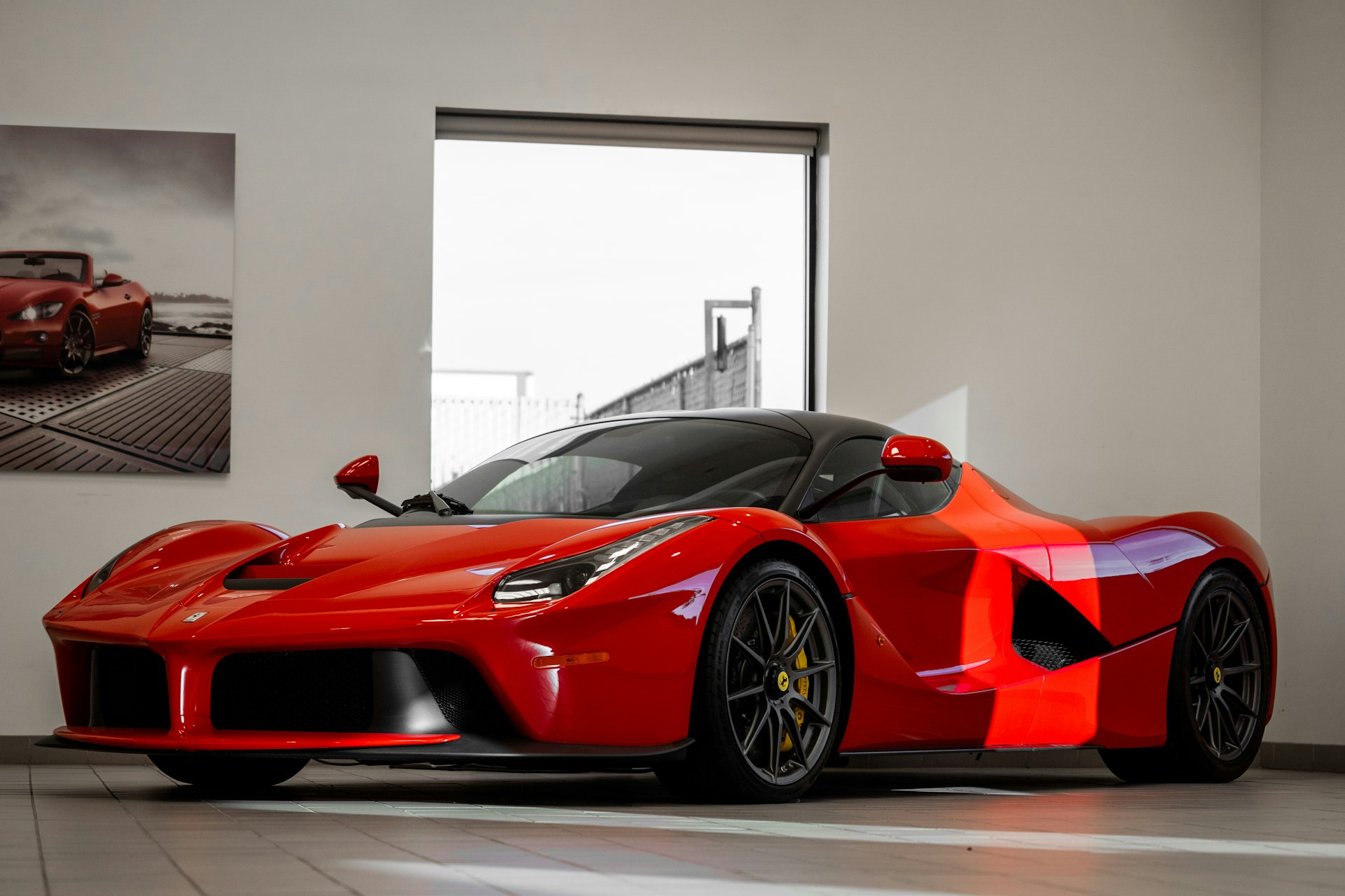 Red sports car